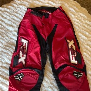 Fox Red and Black Racing Gear